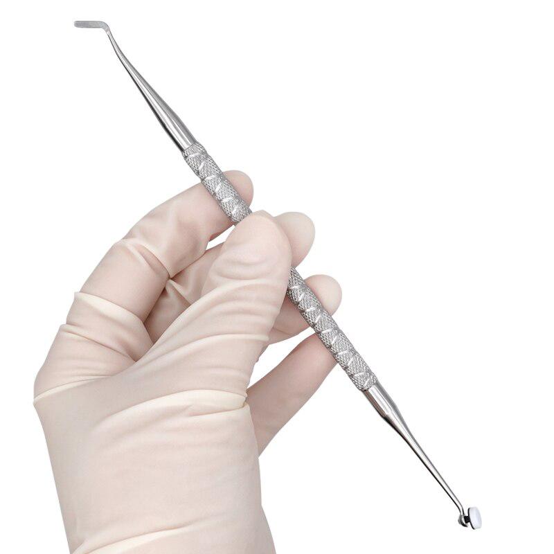 Dental Resin Filling Kit Molding Tools Light Cure Resin Filling Spatula Mixing Handle And Foam Pads Kit Teeth Whitening Tool