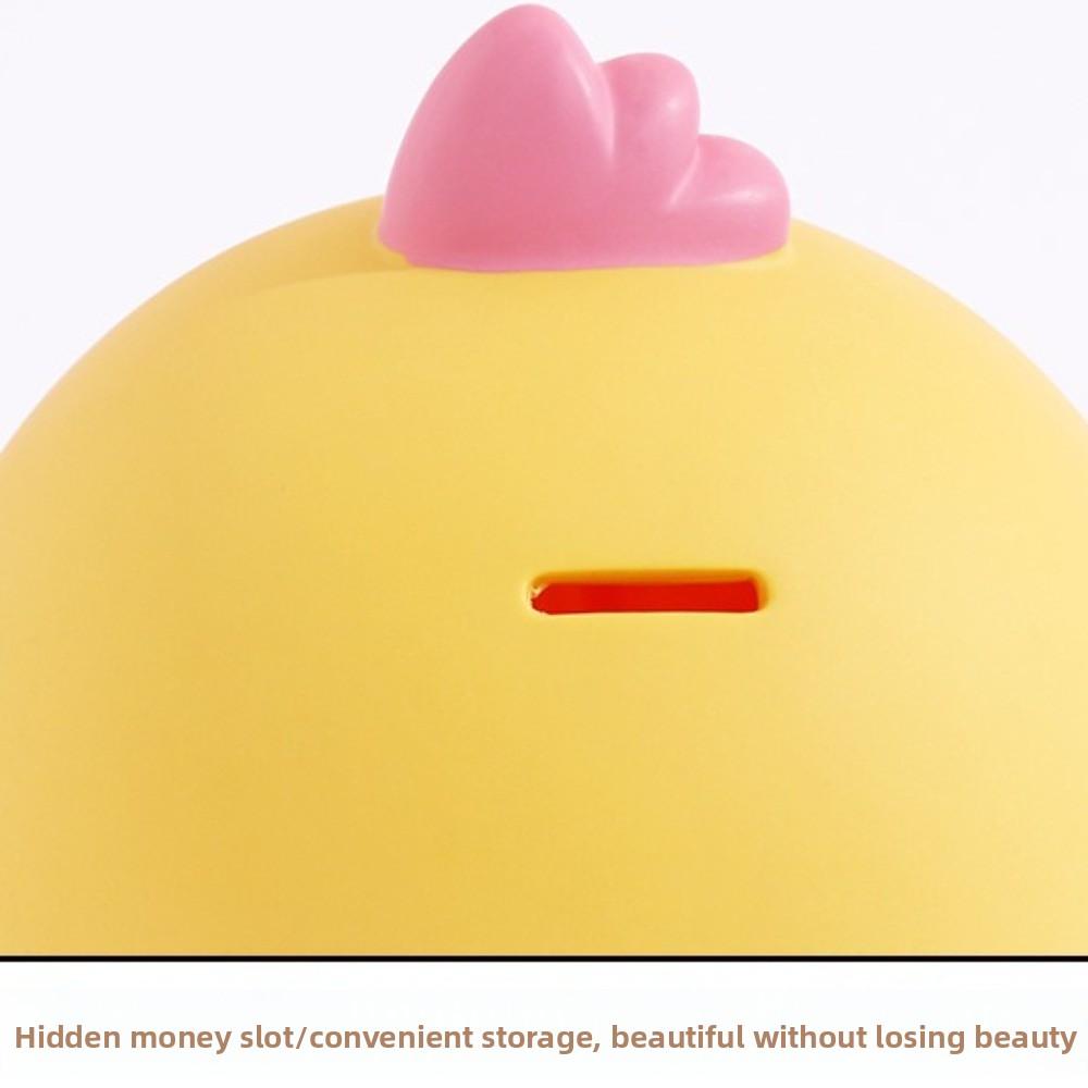 Cartoon Animal Pig Money Jar Vinyl Coin Saving Box Chicken Vinyl Piggy Bank  Children's Day