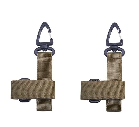 

2Pcs Outdoor Small Tools Tactical Gear Glove Holder Strap, Molle Key Ring Tactical Keychain Nylon Gear Keeper Glove Strapmolle