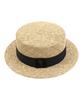 Yunibeosyeolkemiseuteuli Bau Flat Short Panama Hat Bk Raffia Hat