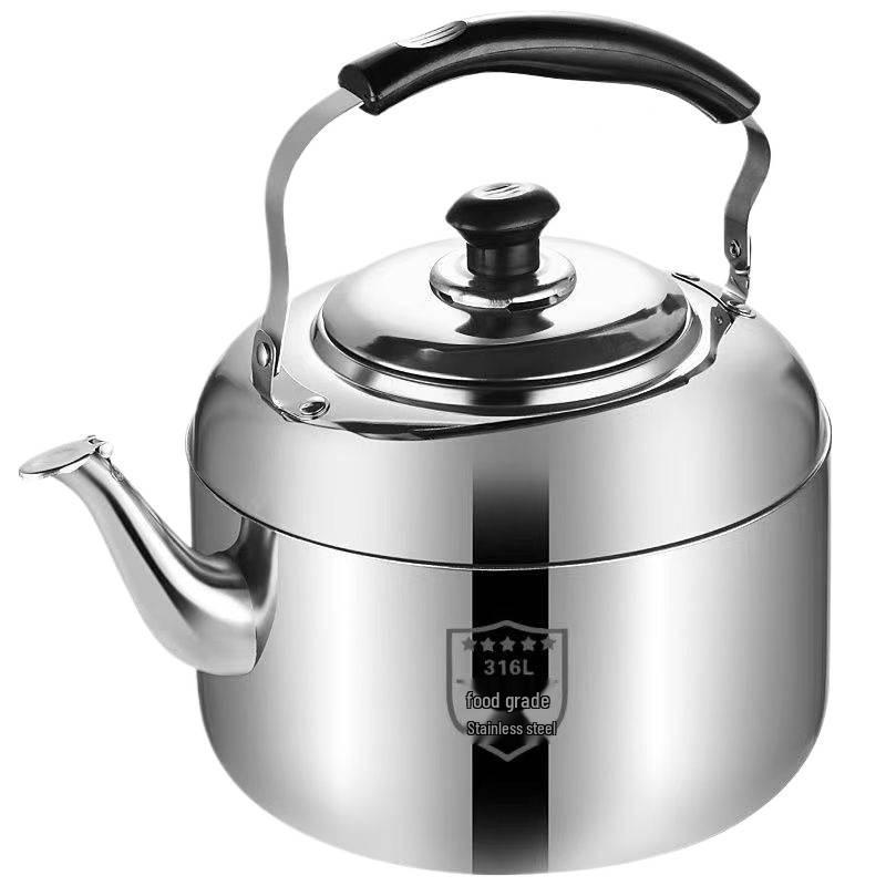 Stainless Steel Large Capacity Whistling Kettle for Gas & Induction Stoves