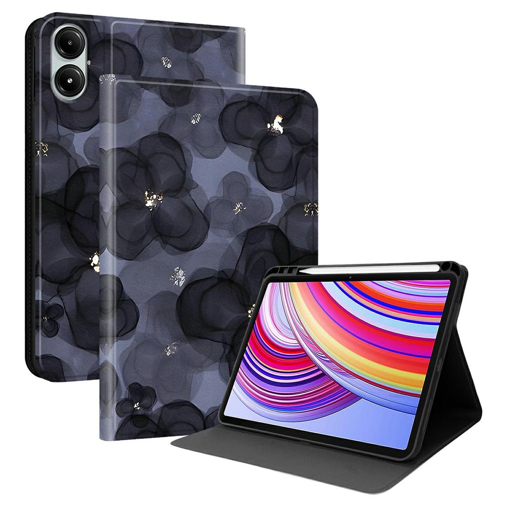 PU Leather Case For Xiaomi Poco Pad 5G/Poco Pad 4G/Redmi Pad Pro/Pad Pro 5G Pattern Print Tablet Cover Stand with Pen Slot (Stylus Not Included)