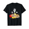 Postal Worker Im Ok Funny T Shirt Vintage Washed Homme Versatile Streetwear Slightly Casual Unisex Stretched Graphic Stylish