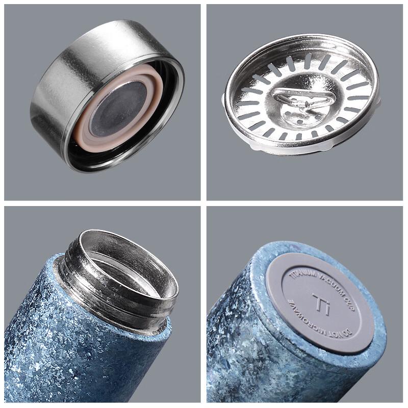 Pure Titanium Vacuum Insulated Tea Infuser Mug