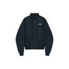 Solid Color Zip Stand Collar Casual Jacket Men Jackets Black WD-JP3-22-075-U-BK
