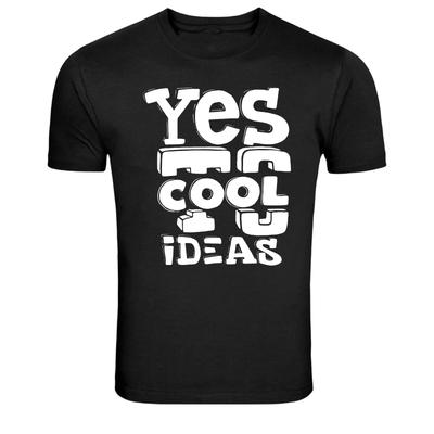 Ja, ich habe coole Ideen Lustiger Spruch Grafik T-Shirt Humor Tee