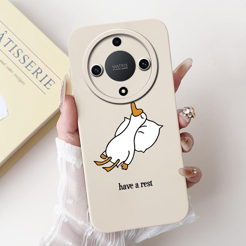 For Honor X9b Case Magic6 Lite ALI-NX3 Cute Panda Cartoon Cover Shockproof Phone Case For Honor Magic 6 Lite HonorX9b Soft Shell