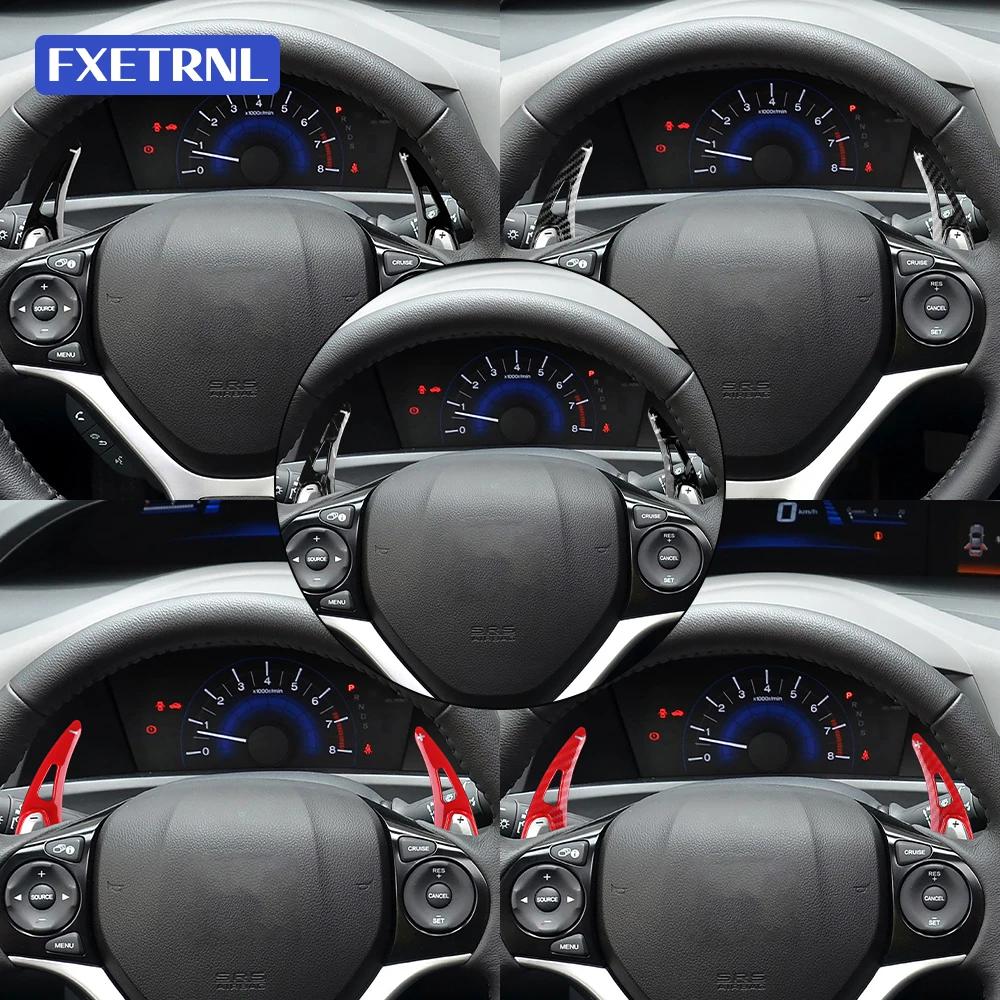 ABS Sport Trim For Honda Civic 2012 2013 2014 2015 Steering Wheel Shift Paddle Extensions Auto Interior Mod Parts