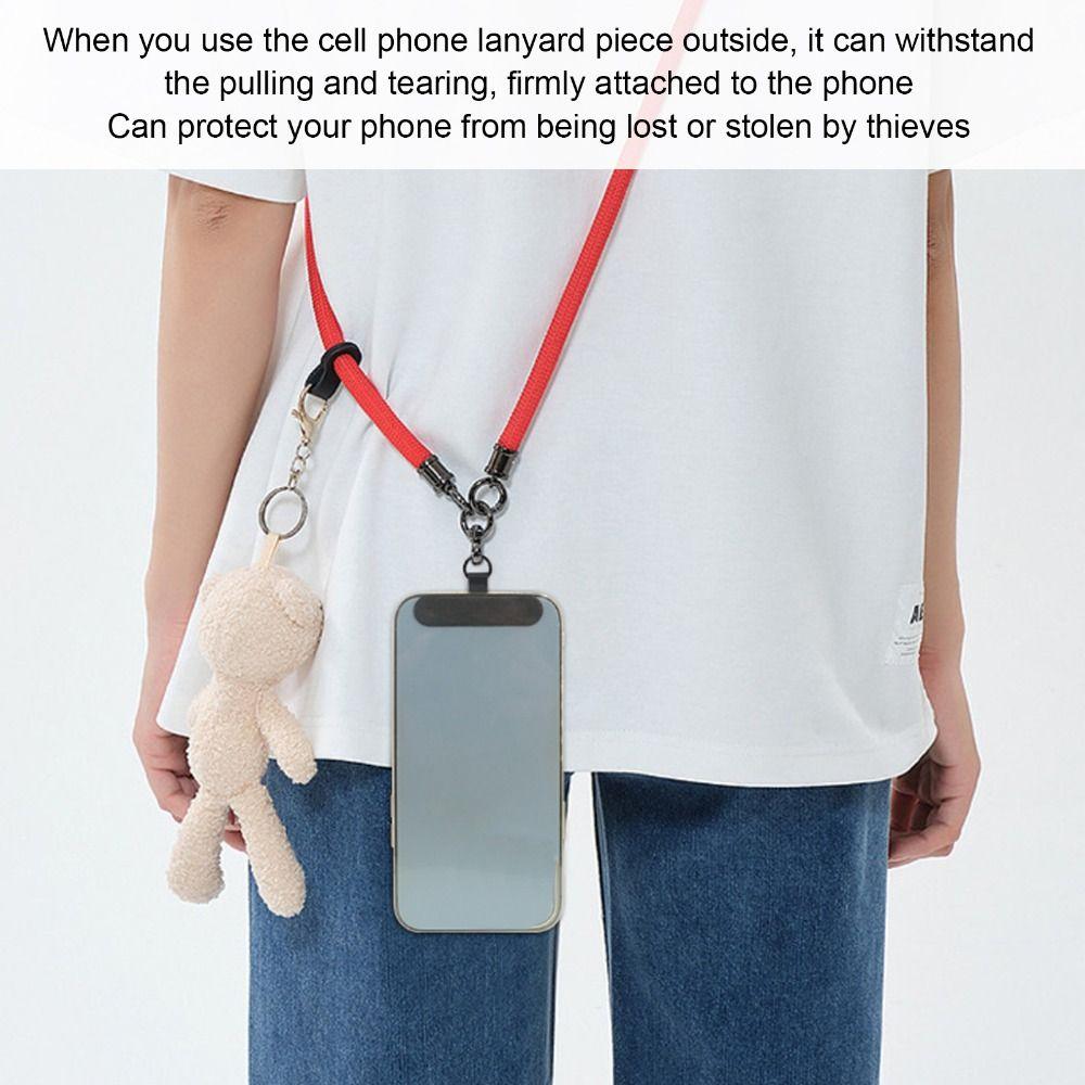 10 Pcs Oxford Cloth Universal Phone Lanyard Secure Attachment Phone Lanyard Patch  Safety Crossbody