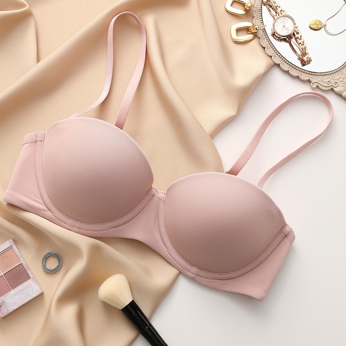 

7 цветов, женское бесшовное нижнее белье, сексуальный бюстгальтер пуш-ап с чашкой 1/2, хлопок, удобное нижнее белье, бюстгальтер размера плюс, чашка CD, женское нижнее белье 85D