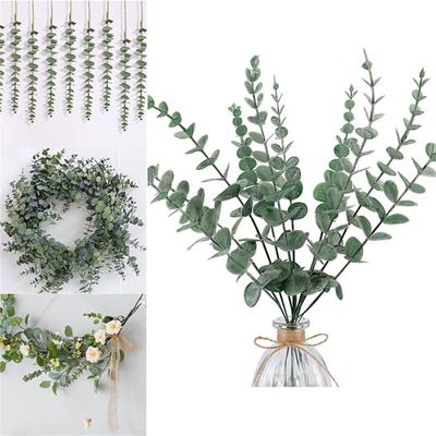 Artificial Eucalyptus Leaves Plants Lifelike Flowers Photo Props For Home Wedding Decoration