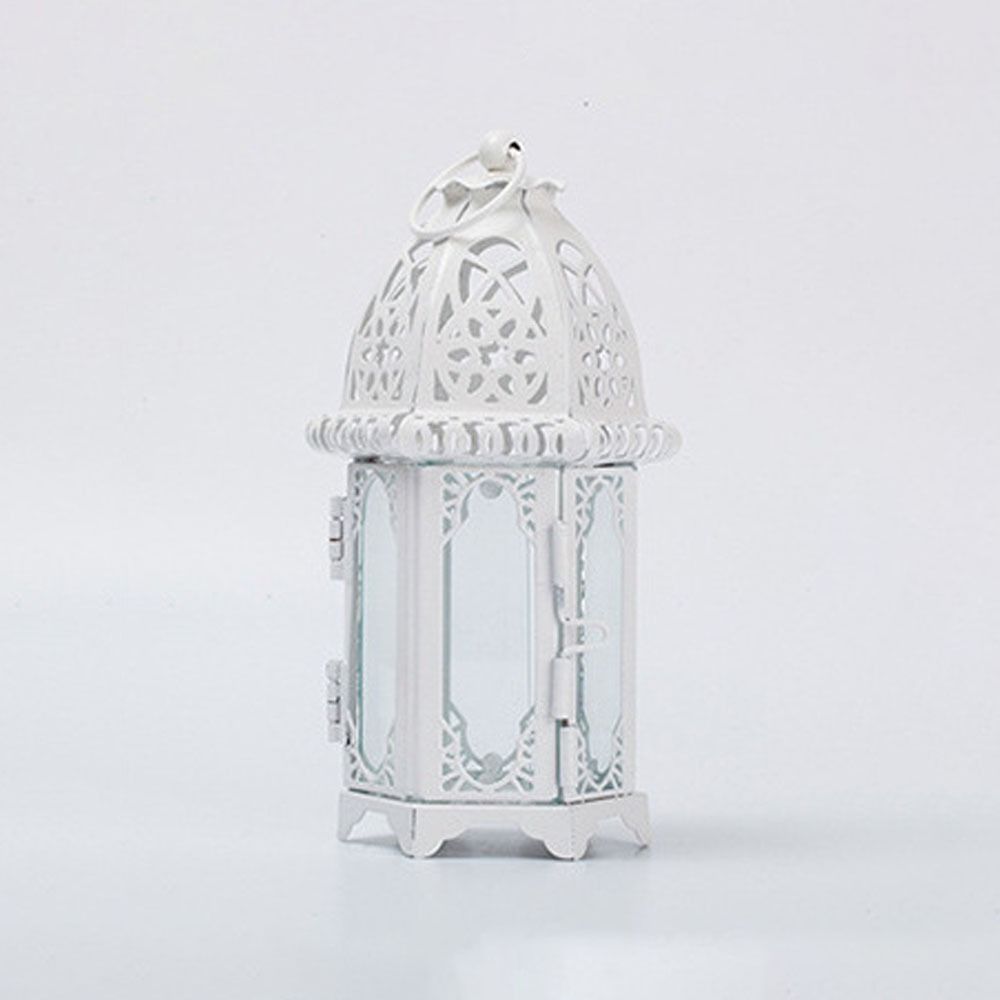 Transparent Glass Candle Holder Home Decoration Wind Lantern Decor  Coffee Shop