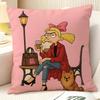 Federa per Cuscino Cartone Animato Anime H-Hey Arnolds 2 Lino Naturale Tessuto Biologico Stampa Double-Sided Divano Decorazione Casa Regalo Federa per Cuscino