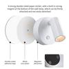 Magnetic Cordless Led Wall Lamp with Touch Switch Rechargeable Night Light Spotlight Brightness Color Dimmable Bedroom Cabinet