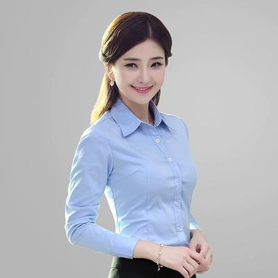 Profesjonalna Biała Koszula Damska z Długim Rękawem Wersja Koreańska Slim Fit Formalna Odzież do Pracy Koszula Damska