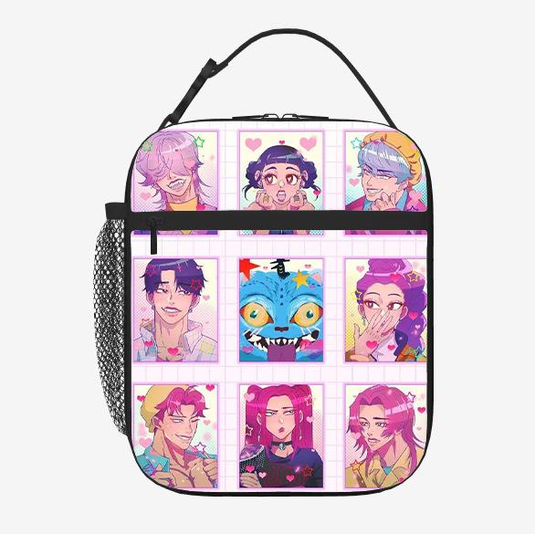Elementary School Student Card Kpop Demon Hunter Thermal Insulation Bag Portable Outdoor Picnic Bag Children'S Lunch Box Bag Lunch Bag