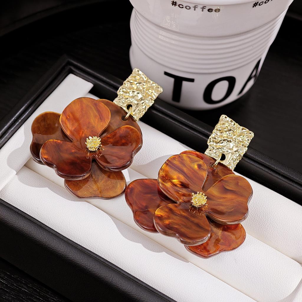 Floral, High-end, Sweet, Fashionable, Holiday-style Women’s Earrings