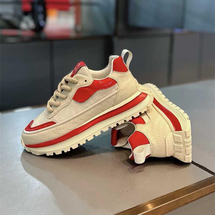 Trendy Herbst/Winter Chunky Sneaker für Herren: Sport- und Freizeitschuhe mit erhöhter Sohle im Forrest-Gump-Stil