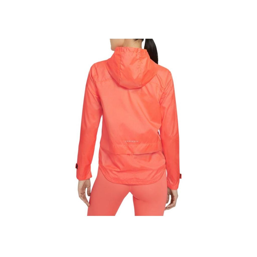 Nike Essential Running Hooded Jacket Women Jackets Bright-Orange CU3218-854