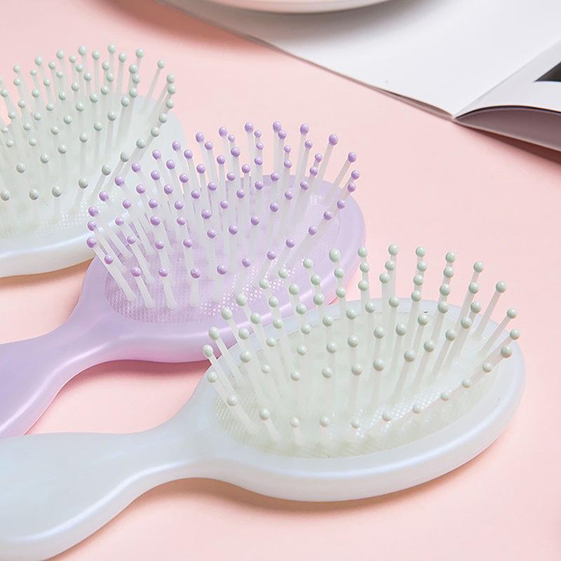 Mini-Kamm für Damen, tragbar, kleiner Airbag, Luftkissen-Massagekamm für Mädchen und Kinder, kleine und niedliche Styling-Tools