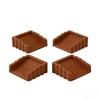 4Pcs Safety Silicone Door Stop Block Wedge Stop Door Stopper Home Office Door Rear Retainer Impact Stopper Rubber Stops No Drill
