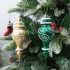 Hand-Painted Flat Candy Christmas Tree Ornament Set