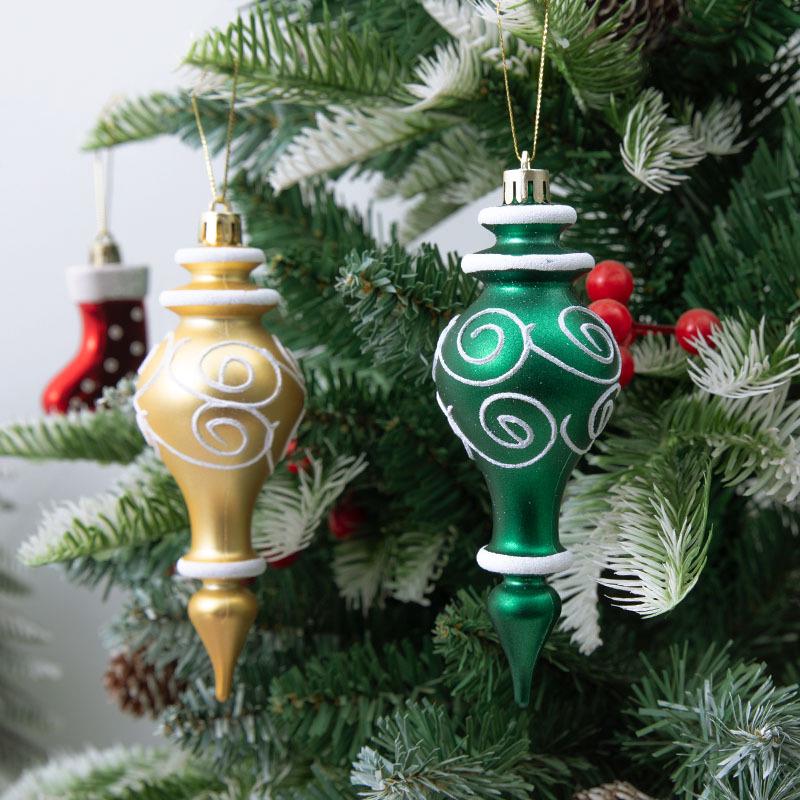 Hand-Painted Flat Candy Christmas Tree Ornament Set