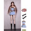 Set di abbigliamento per bambola 1/6 / Nuovo cappotto maglione a maniche lunghe calzini scarpe / accessori per bambola per bambola 30cm xinyi Fr ST blythe BB doll