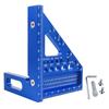 Woodworking Square Protractor Woodworking Square Aluminum Alloy Miter Triangular Ruler Angler Scriber Woodworking Tool