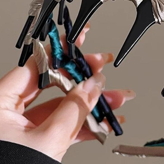 1/3ks Dámská čelenka Široká Elastická Protiskluzová Design se Zuby Obruč do Vlasů Čelenka Nestahující Vlasy Vlasové Doplňky