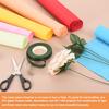6pcs Crepe Paper Roll with Floral Stem Wire and Green Floral Tapes for Wedding Ceremony Various Large Festivals Decoration