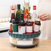 Rotation Spice Rack Holder Cosmetic Space Saving Removable Non Skid Drinks Seasoning Storage Tray