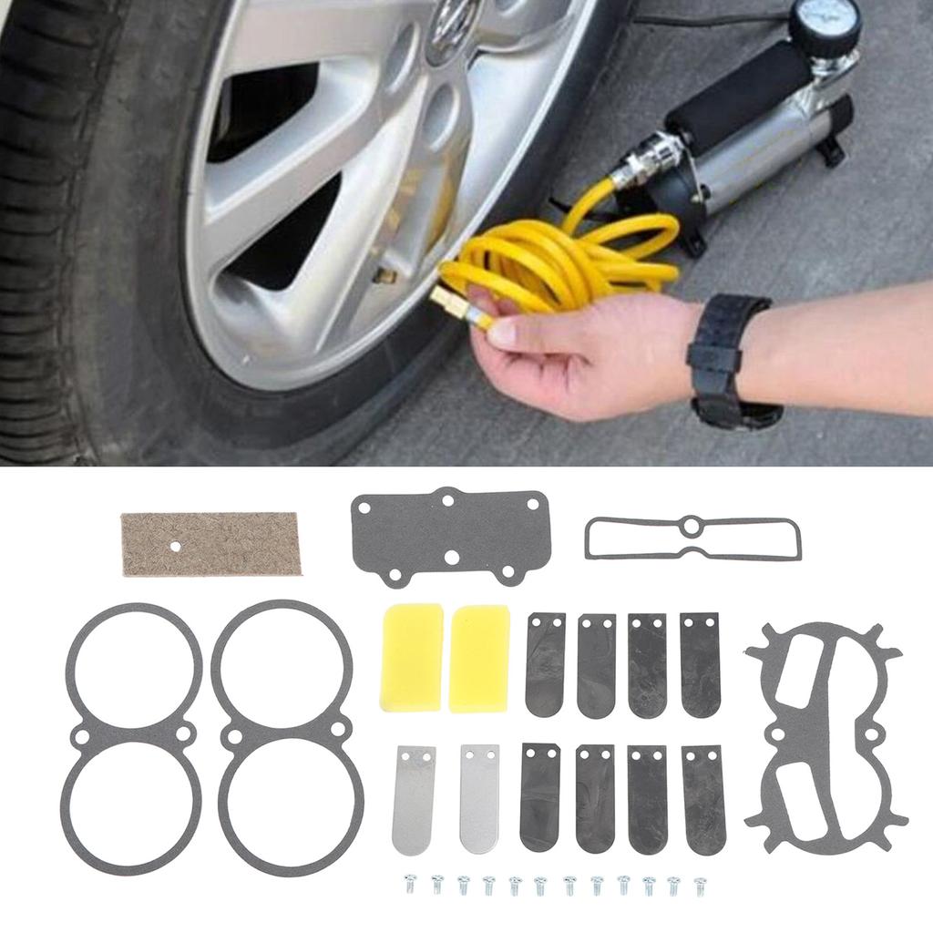 Overhaul Gasket Set, 30PCS Overhaul Rebuild Kit with Gasket for OLDER SEARS VT COMPRESSOR PUMPS 2 499 2 630 HOKVT12CAH