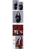 New Slim Fit Mid-Length Cotton Parka with Fur Collar and Cinched Waist