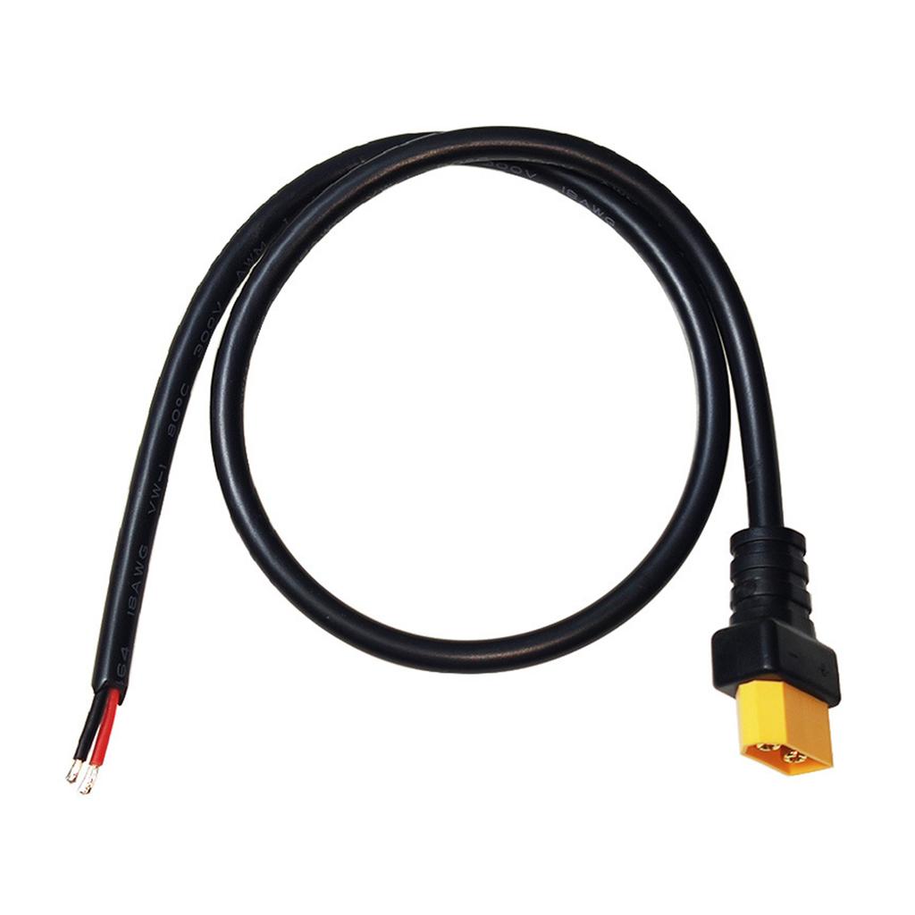 50cm Total Length 18AWG XT60 Male Connector Cable Connection Cord for UAV High Power Devices and Solar Panel