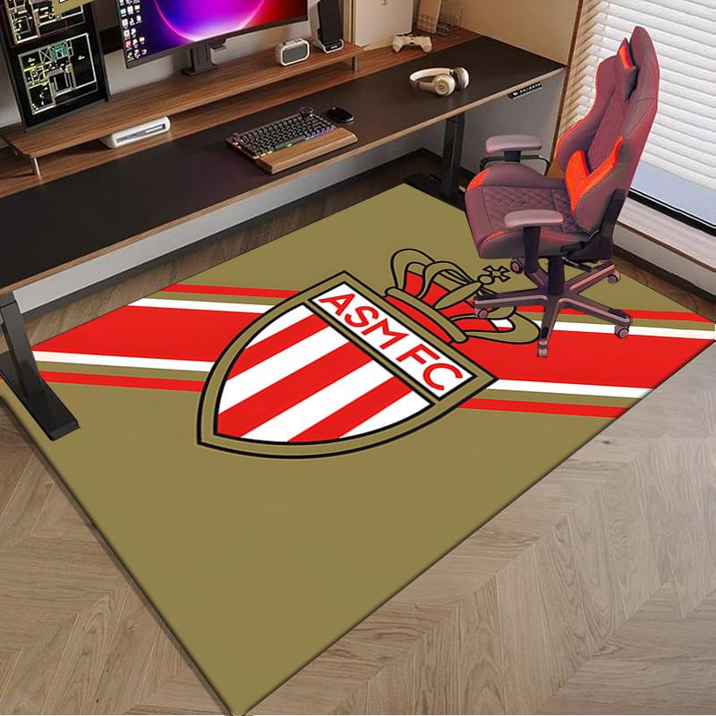 Monaco Football club Printed Area Rug for Office, Chair Rug, Decorative Carpet Floor Mat, Large Size Fan gifts Christmas gifts