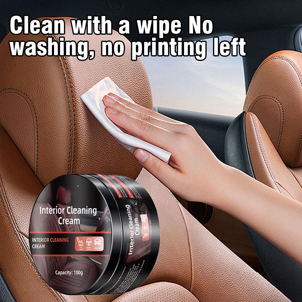 

Leather Goods And Interior Cleaning Cream Car Cleaner 100g And ABS And Stain Seat Remover Dashboard Coated Conditioner Dash Y7Y6 CN