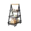 Punch-Free Multilayer Kitchen & Living Room Storage Trolley