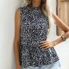 Women's Fashion Casual Sleeveless O-Neck Blouses & Shirts