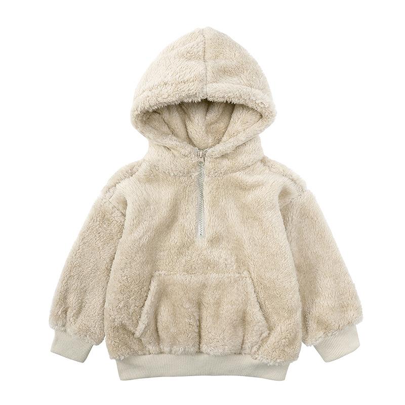 Toddler Baby Boys Girls Winter Coat Bear Ears Hoodie Jacket Thicken Warm Outwear Children Sweatshirt