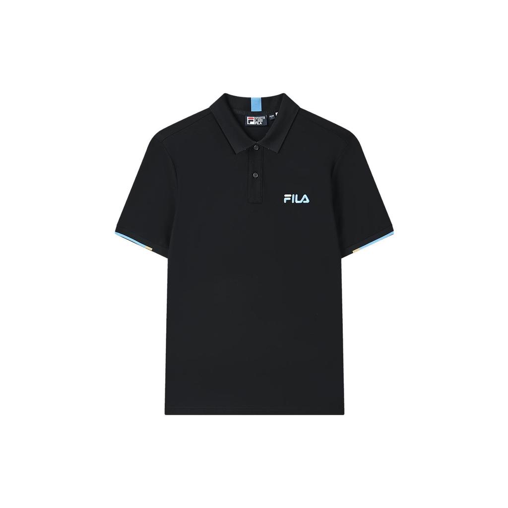 New FILA Polo Shirts Men's Jet Black F11M328117A-BK