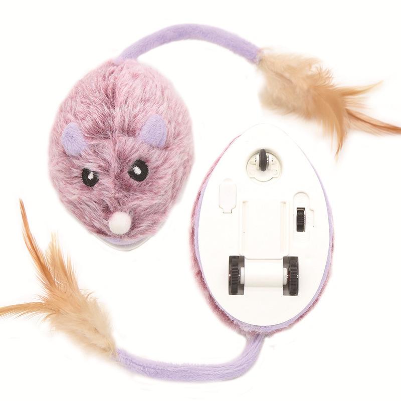 

Smart mouse simulation cat toy automatically teases the cat USB charging Squeak cat toy