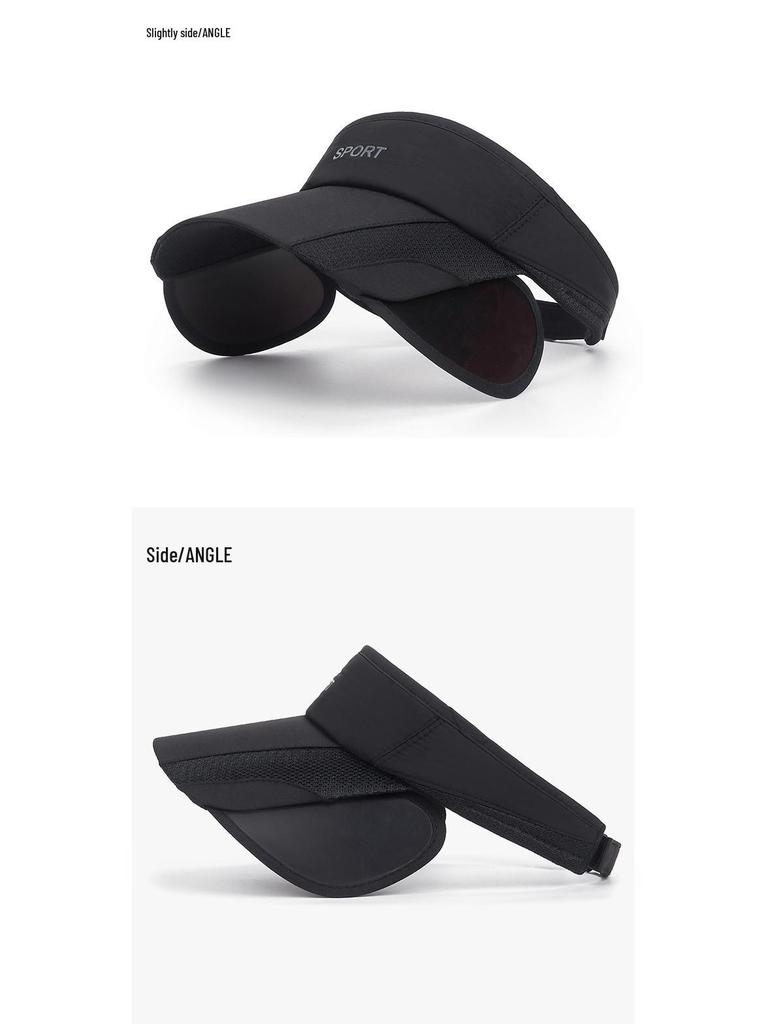 Summer Unisex Wide-Brim Sun Protection Hat with Drawstring