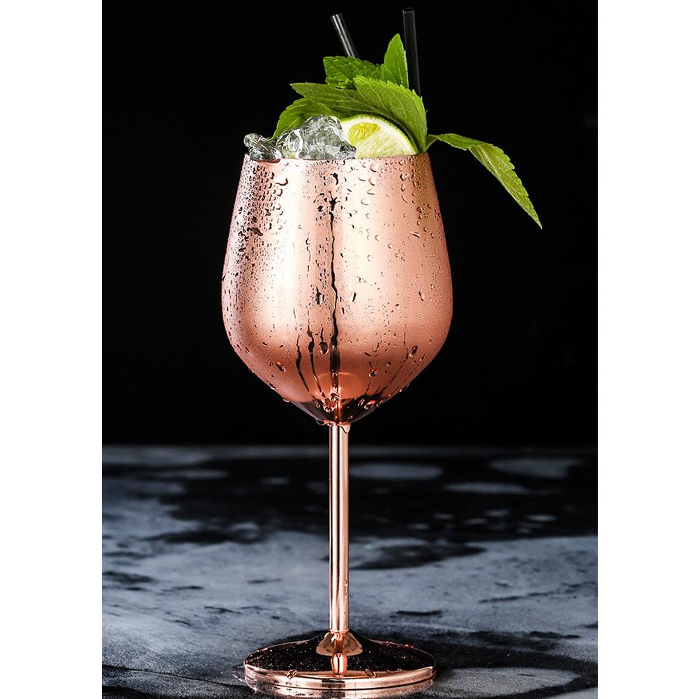 500ml Stainless Steel Red Wine Glass Goblets Juice Drink Goblet Party Barware Kitchen Tools