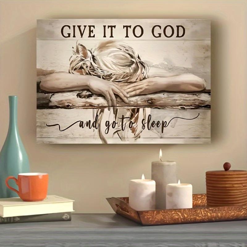 

EliteCraft Metal Wall Sign x Inch D Flat Aluminum Decorative Plaque for Home Seasonal Bedroom Decor Ready to Hang Elegant Ti 20x30cm（7.8x11.8inch）