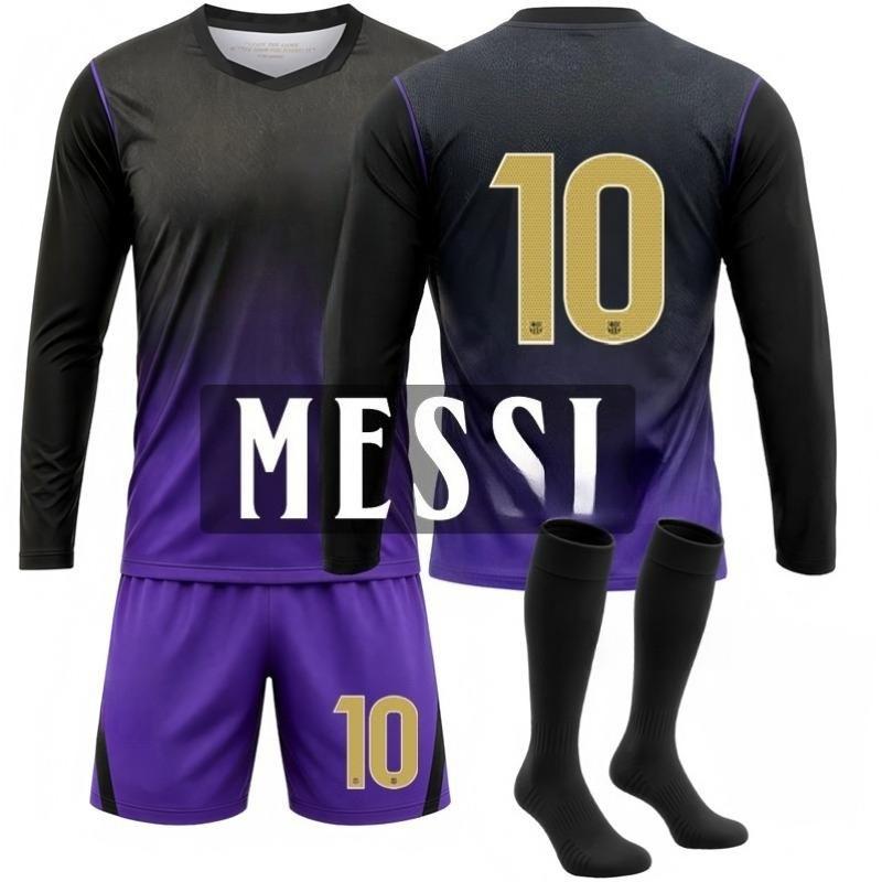 2627 Football Club Away Long-Sleeve Jersey (Black/Purple) – No. 10