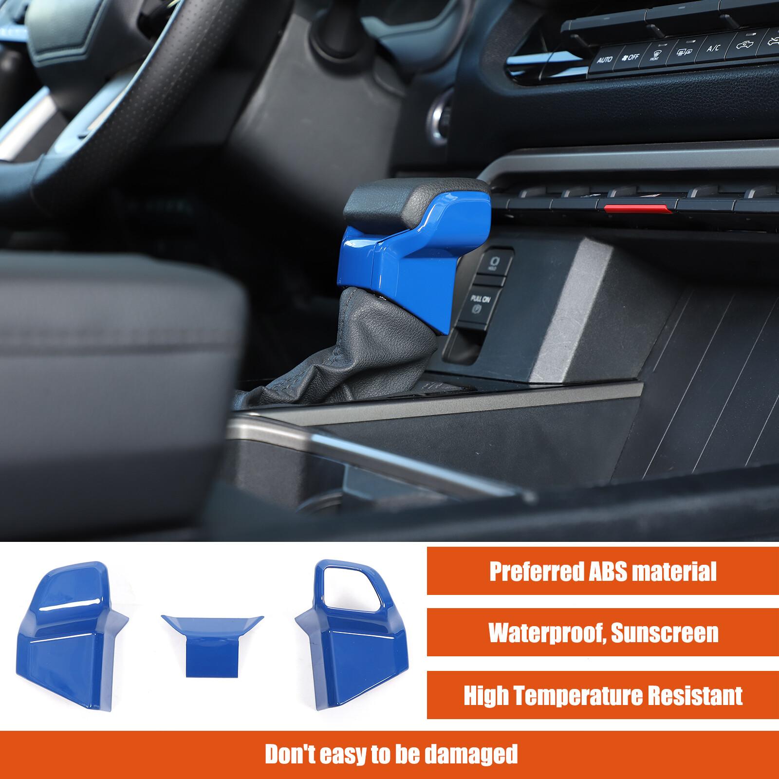 Blue Center Console Gear Shift Knob Trim Cover For Toyota Tundra/Sequoia 22-24