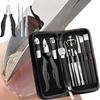 LEOQ Nail Curette Thick Ingrown Toenail Clipper Nipper 1 Pcs Black