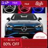 C200 E200 For Mercedes Benz Car Front Grill Logo Light mirror face LED Badge Emblem Luminous Decorative Light For Mercedes Benz
