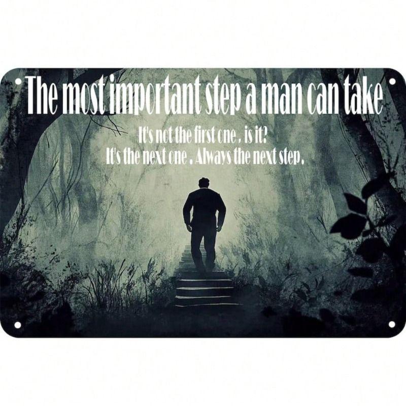 Vintage Metal Painting for Living Room Kitchen Studio Garage Wall Decor